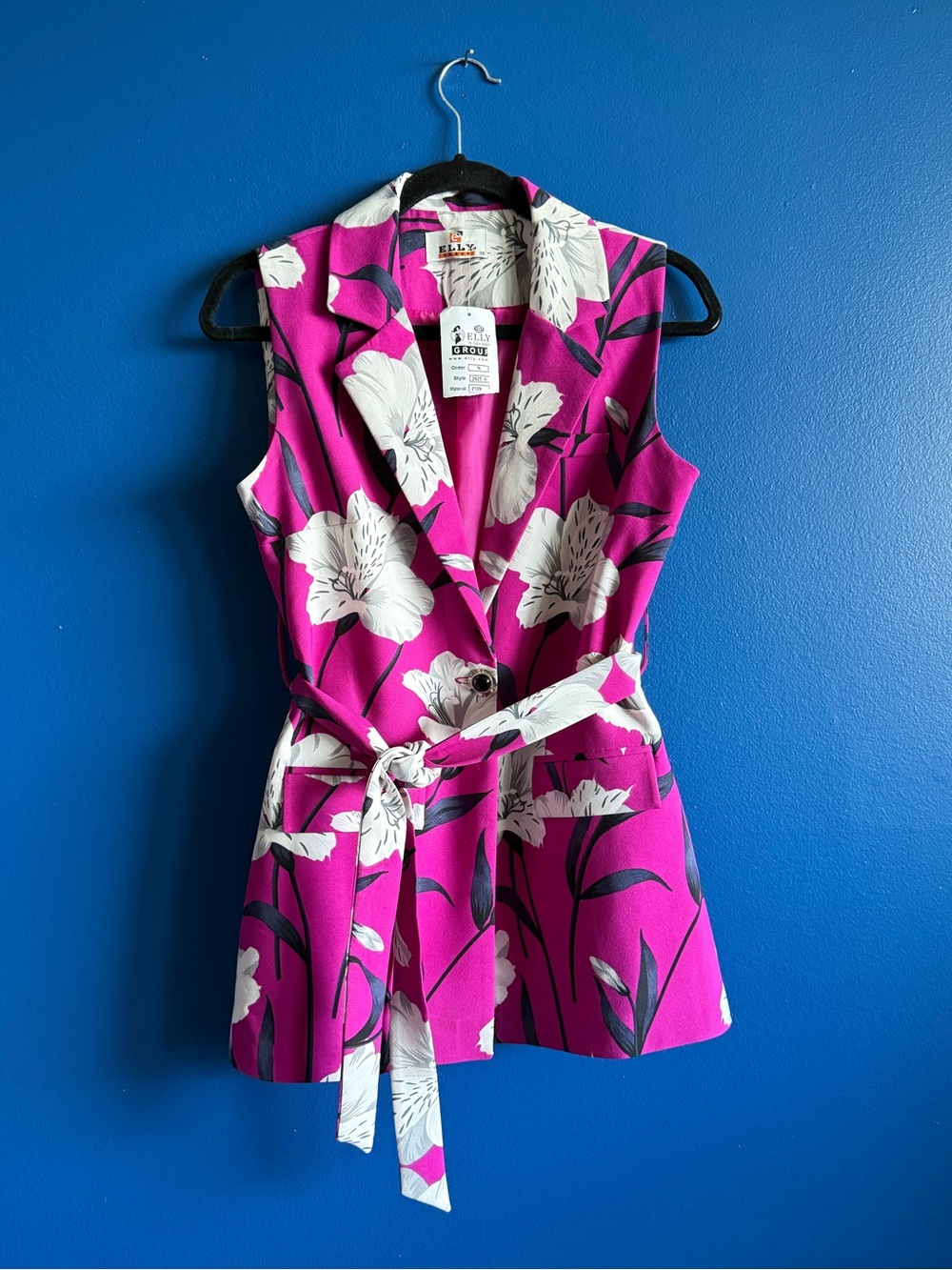 Vintage Y2K Elly Group Longline Tailored Suit Vest - Office Siren Style